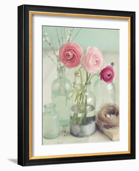 Blooming Bottles-Mandy Lynne-Framed Art Print