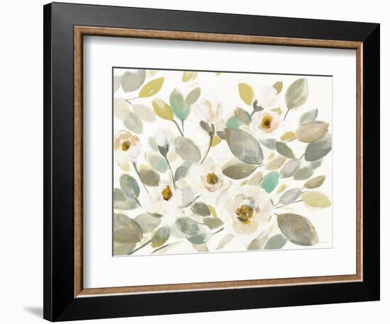 Blooming Branches II on White-Silvia Vassileva-Framed Art Print