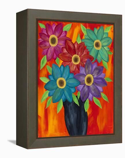 Blooming Colors-Kerri Ambrosino-Framed Premier Image Canvas