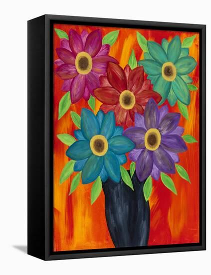 Blooming Colors-Kerri Ambrosino-Framed Premier Image Canvas