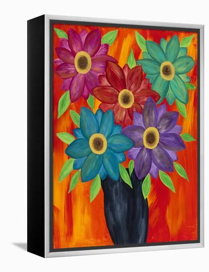 Blooming Colors-Kerri Ambrosino-Framed Premier Image Canvas