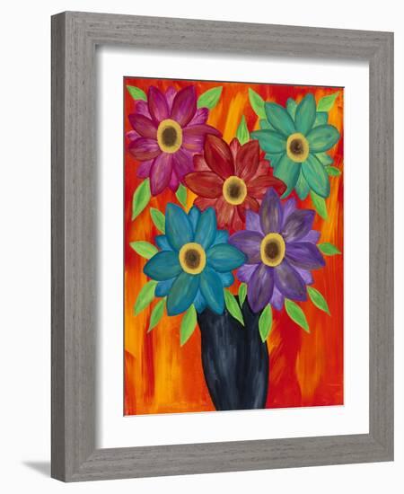 Blooming Colors-Kerri Ambrosino-Framed Giclee Print