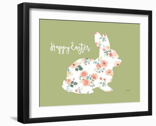 Blooming Delight Bunny II-Jenaya Jackson-Framed Art Print