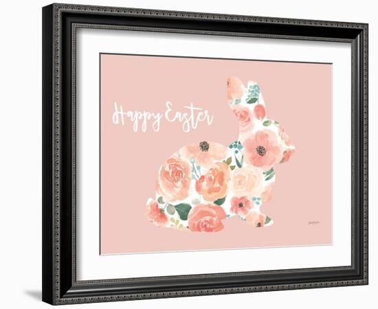 Blooming Delight Bunny III-Jenaya Jackson-Framed Art Print