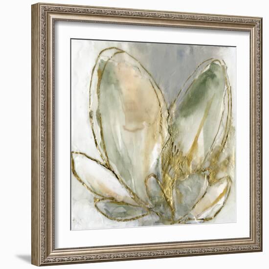 Blooming Gold I-Jennifer Goldberger-Framed Art Print