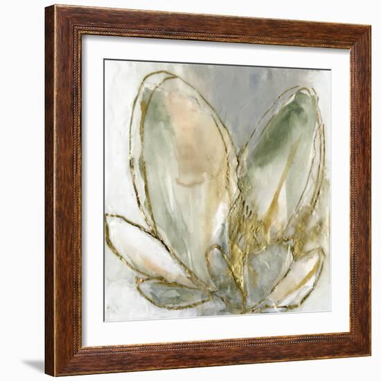 Blooming Gold I-Jennifer Goldberger-Framed Art Print