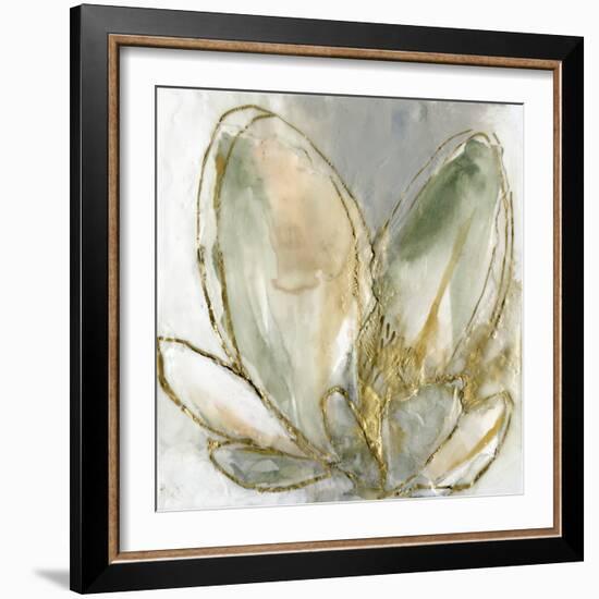 Blooming Gold I-Jennifer Goldberger-Framed Art Print