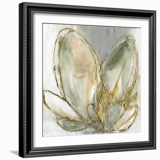 Blooming Gold I-Jennifer Goldberger-Framed Art Print