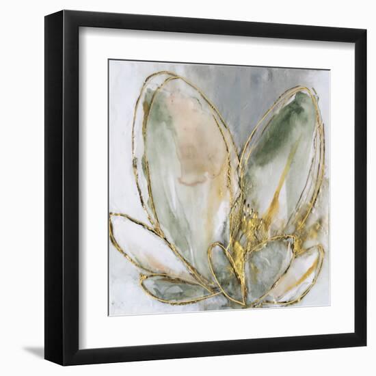 Blooming Gold I-Jennifer Goldberger-Framed Art Print