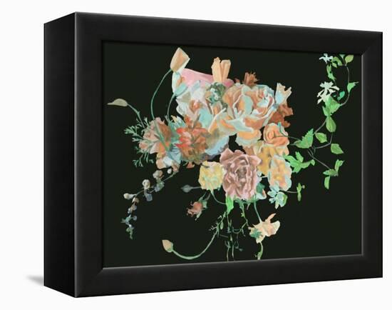 Blooming in the Dark II-Melissa Wang-Framed Stretched Canvas