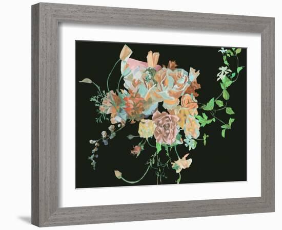 Blooming in the Dark II-Melissa Wang-Framed Art Print