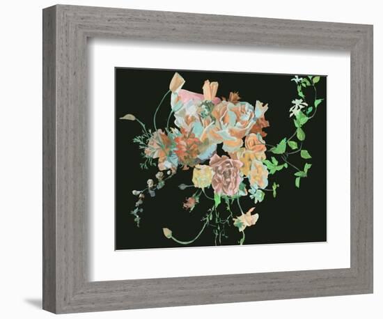 Blooming in the Dark II-Melissa Wang-Framed Premium Giclee Print