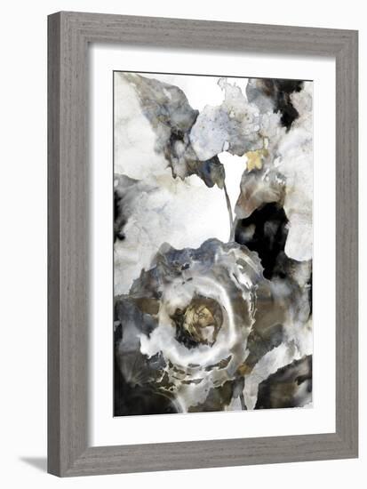 Blooming Ink Floral I-PI Studio-Framed Premium Giclee Print