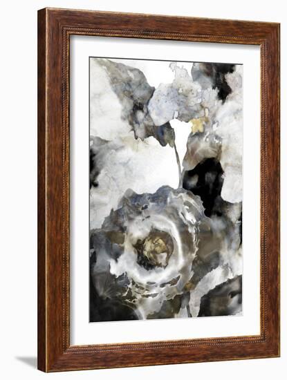 Blooming Ink Floral I-PI Studio-Framed Premium Giclee Print