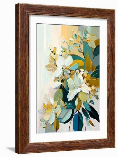 Blooming Jasmine Flower Branch-Avril Anouilh-Framed Art Print
