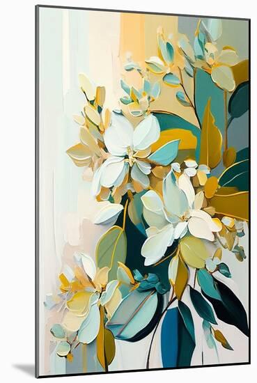 Blooming Jasmine Flower Branch-Avril Anouilh-Mounted Art Print