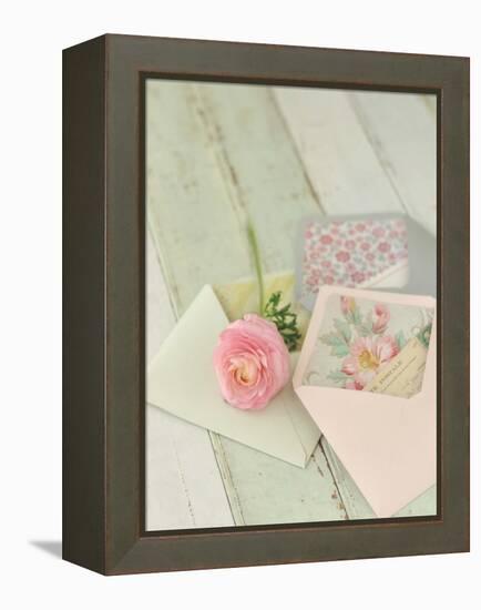 Blooming Letters-Mandy Lynne-Framed Stretched Canvas