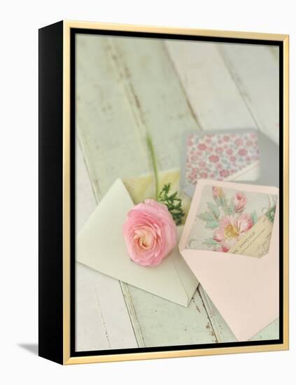 Blooming Letters-Mandy Lynne-Framed Stretched Canvas