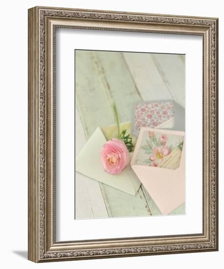 Blooming Letters-Mandy Lynne-Framed Art Print