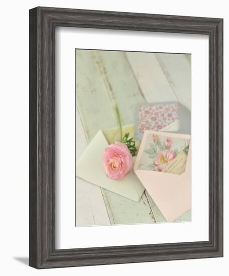 Blooming Letters-Mandy Lynne-Framed Art Print