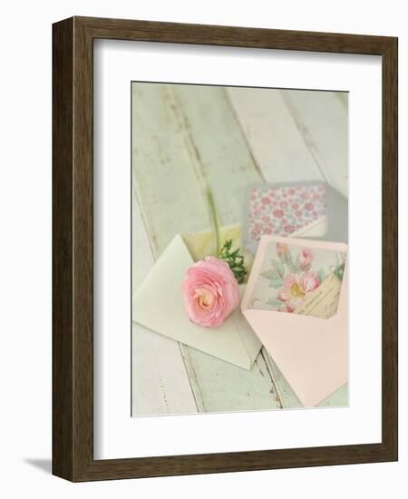 Blooming Letters-Mandy Lynne-Framed Art Print