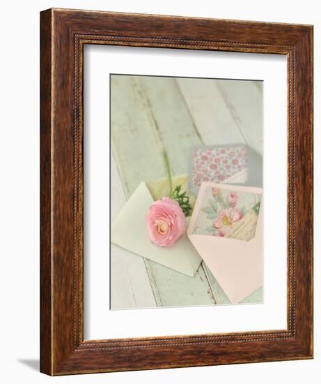 Blooming Letters-Mandy Lynne-Framed Art Print