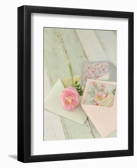 Blooming Letters-Mandy Lynne-Framed Art Print