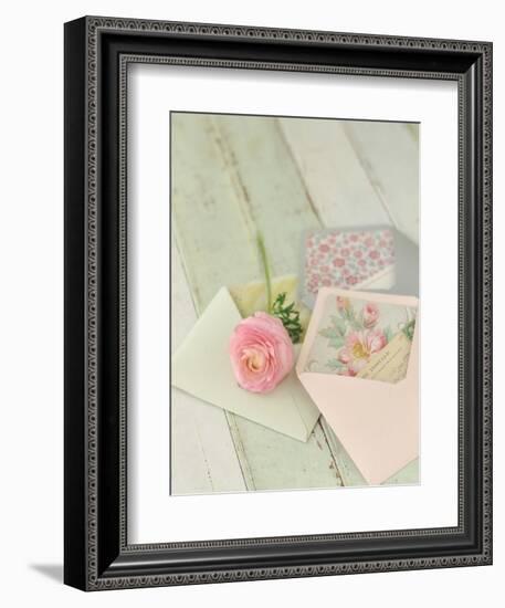 Blooming Letters-Mandy Lynne-Framed Art Print