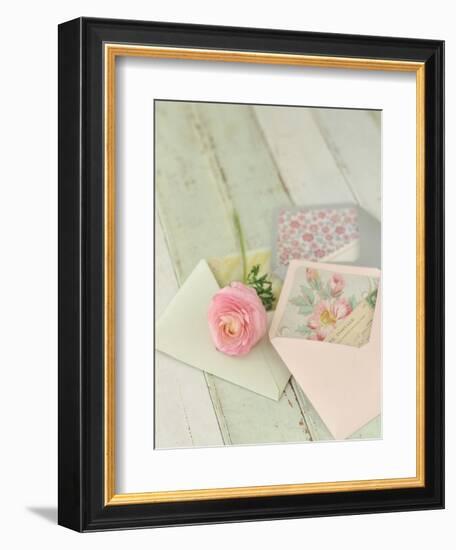 Blooming Letters-Mandy Lynne-Framed Art Print