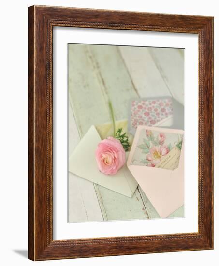 Blooming Letters-Mandy Lynne-Framed Art Print