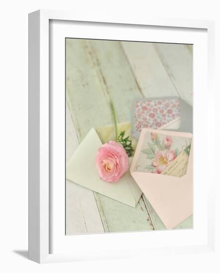 Blooming Letters-Mandy Lynne-Framed Art Print