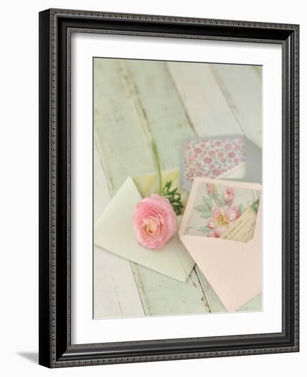 Blooming Letters-Mandy Lynne-Framed Art Print