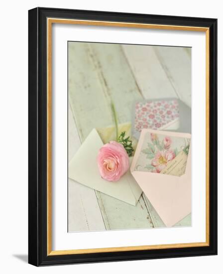 Blooming Letters-Mandy Lynne-Framed Art Print