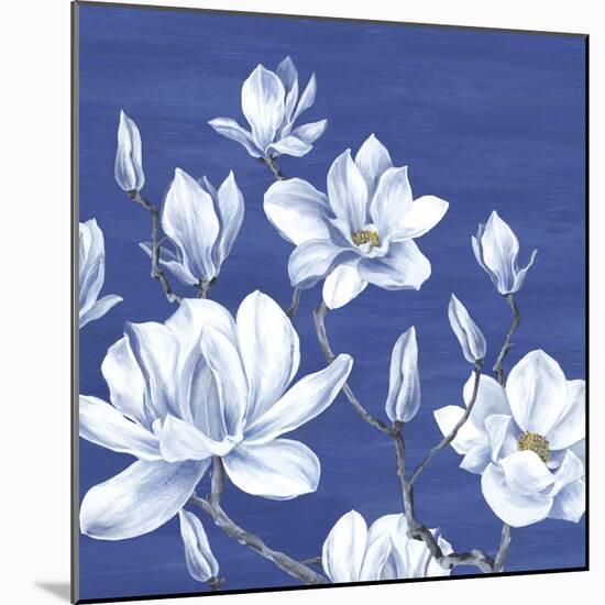 Blooming Magnolias II-Eva Watts-Mounted Art Print