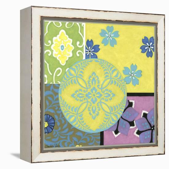 Blooming Medallion II-Chariklia Zarris-Framed Stretched Canvas