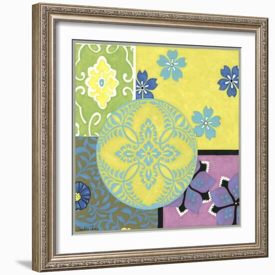 Blooming Medallion II-Chariklia Zarris-Framed Art Print