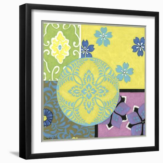 Blooming Medallion II-Chariklia Zarris-Framed Art Print