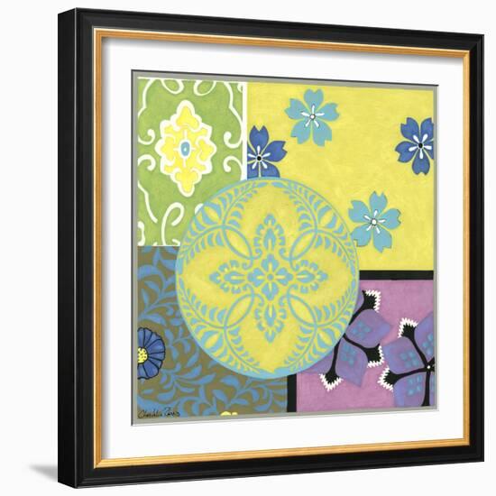 Blooming Medallion II-Chariklia Zarris-Framed Art Print