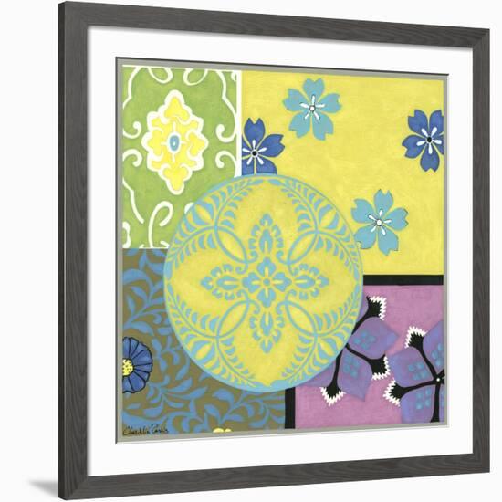 Blooming Medallion II-Chariklia Zarris-Framed Art Print