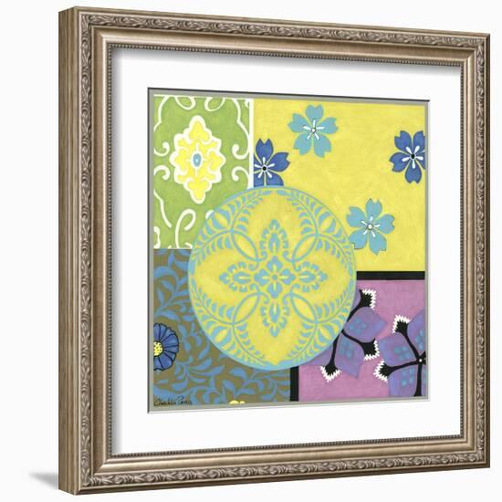 Blooming Medallion II-Chariklia Zarris-Framed Art Print