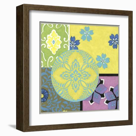 Blooming Medallion II-Chariklia Zarris-Framed Art Print