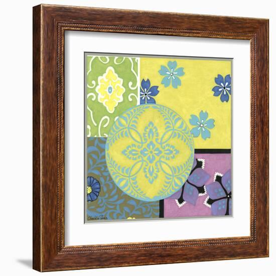 Blooming Medallion II-Chariklia Zarris-Framed Art Print