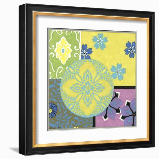 Blooming Medallion II-Chariklia Zarris-Framed Art Print