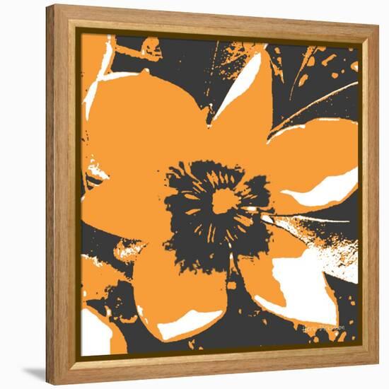 Blooming Orange-Herb Dickinson-Framed Premier Image Canvas