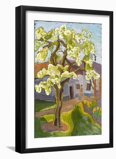 Blooming Pear Tree, 2008-Marta Martonfi-Benke-Framed Giclee Print