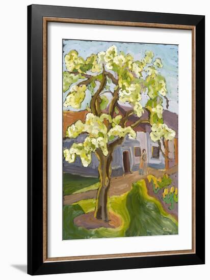 Blooming Pear Tree, 2008-Marta Martonfi-Benke-Framed Giclee Print