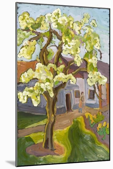 Blooming Pear Tree, 2008-Marta Martonfi-Benke-Mounted Giclee Print