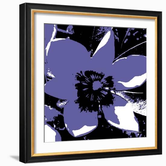 Blooming Purple-Herb Dickinson-Framed Photographic Print