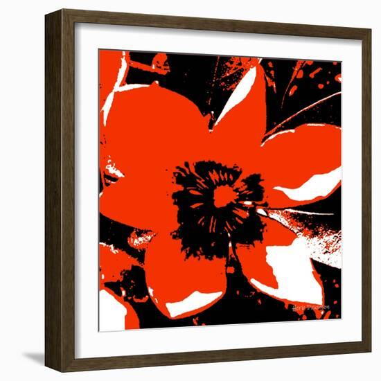 Blooming Red Hot-Herb Dickinson-Framed Photographic Print