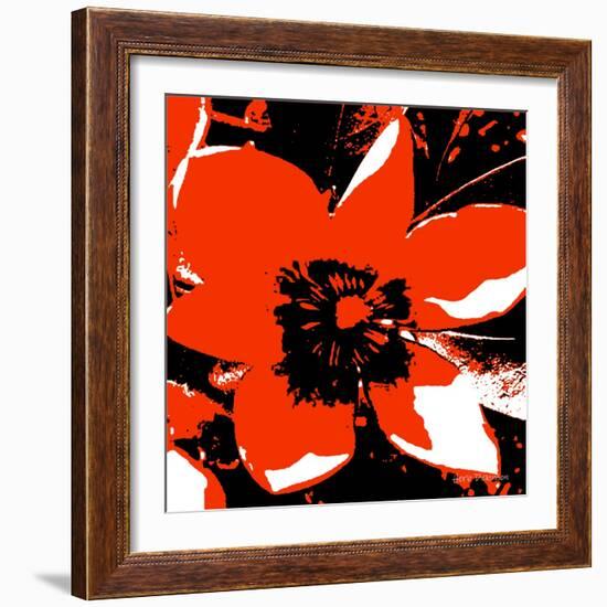 Blooming Red Hot-Herb Dickinson-Framed Photographic Print